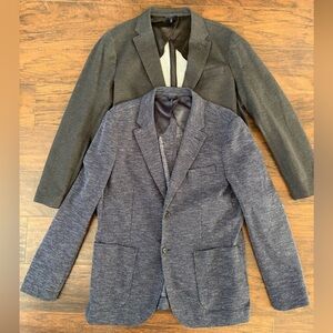 Goodman Brand Blazers dark gray and blue Sz L